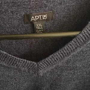 Apt. 9 Men's V-Neck Sweater - Deep Blue